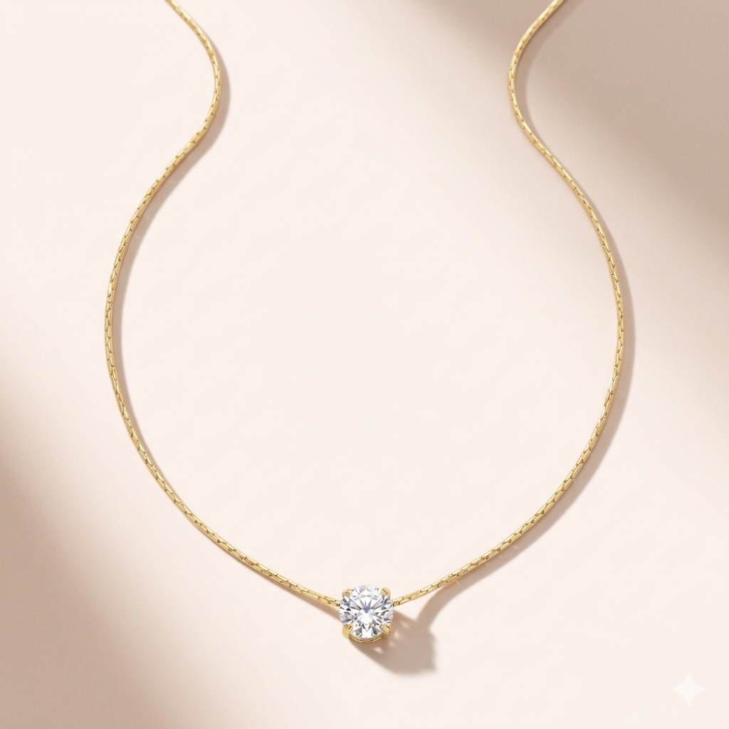 Golden Wire Necklace