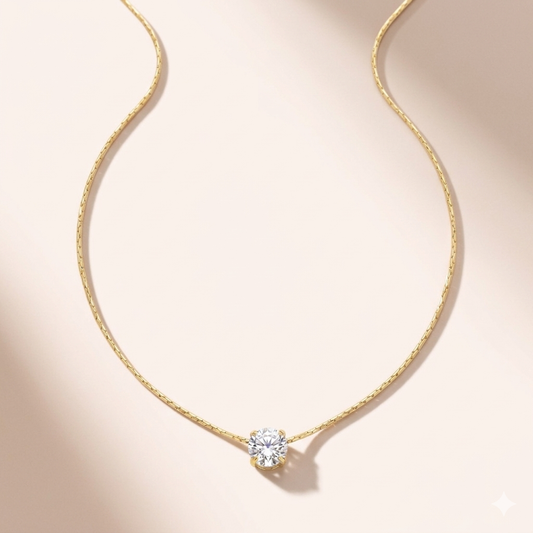 Golden Wire Necklace