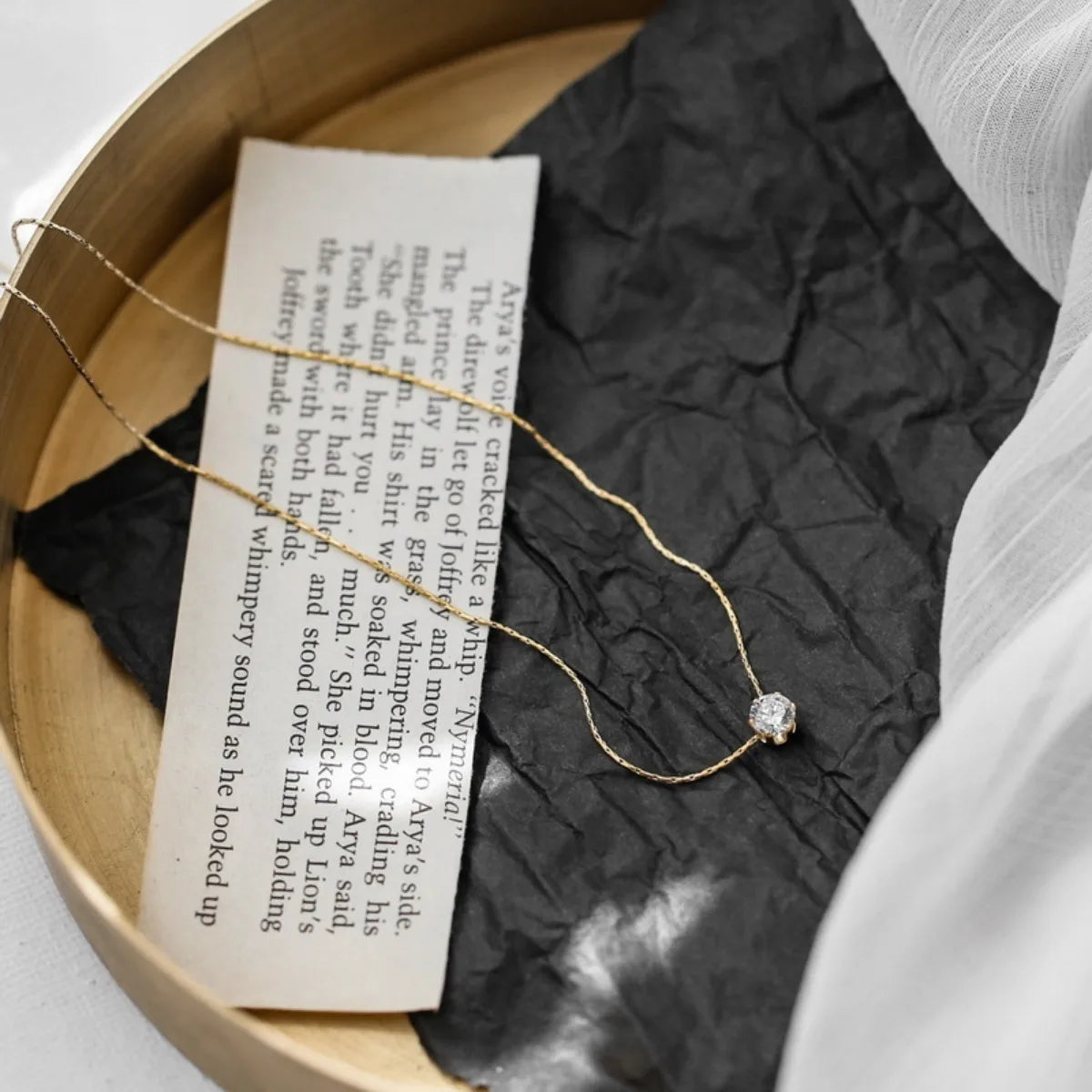 Golden Wire Necklace