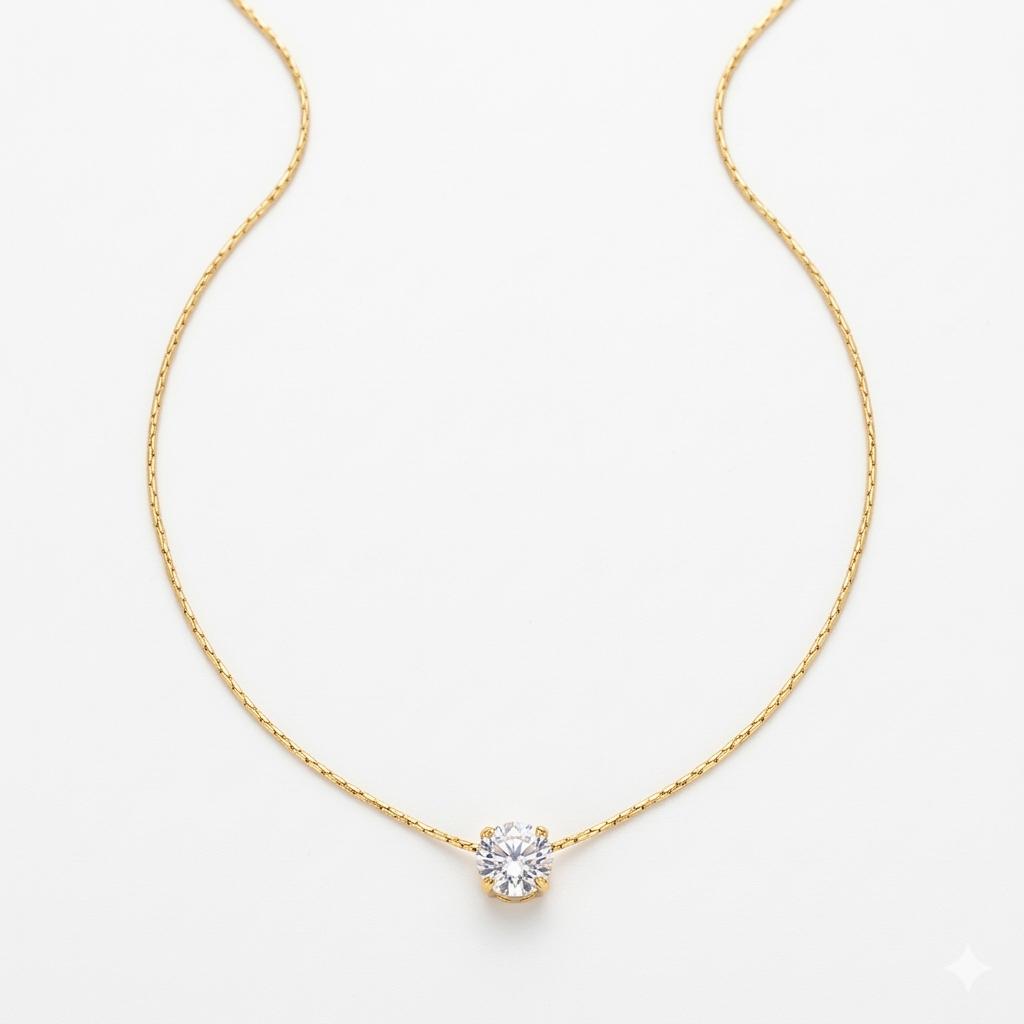 Golden Wire Necklace